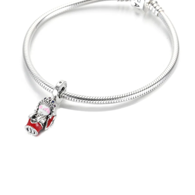 (image for) PANDORA peking opera doll dangle charm - 799387C01 - View 5