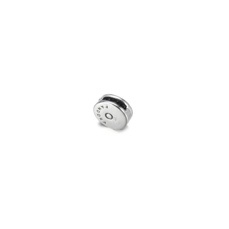 (image for) PANDORA Pink Pavé Clip Charm - 799362C01 - View 3