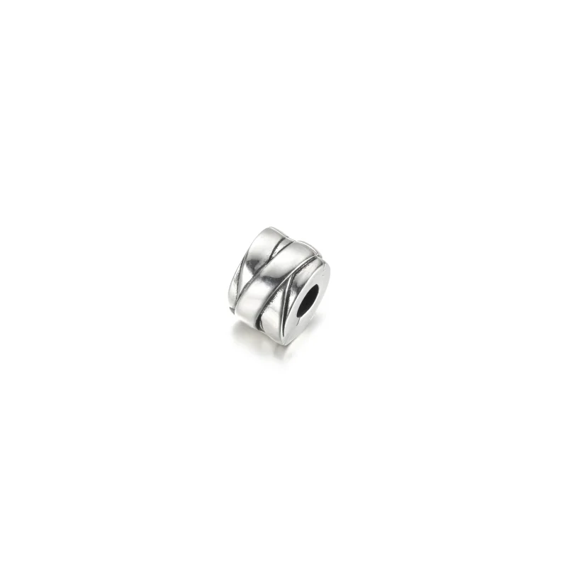 (image for) PANDORA Polished Ribbons Clip Charm - 799502C00 - View 2