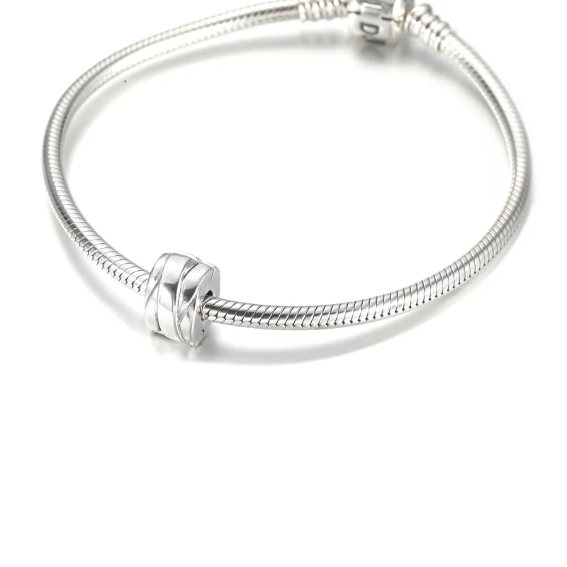 (image for) PANDORA Polished Ribbons Clip Charm - 799502C00 - View 6