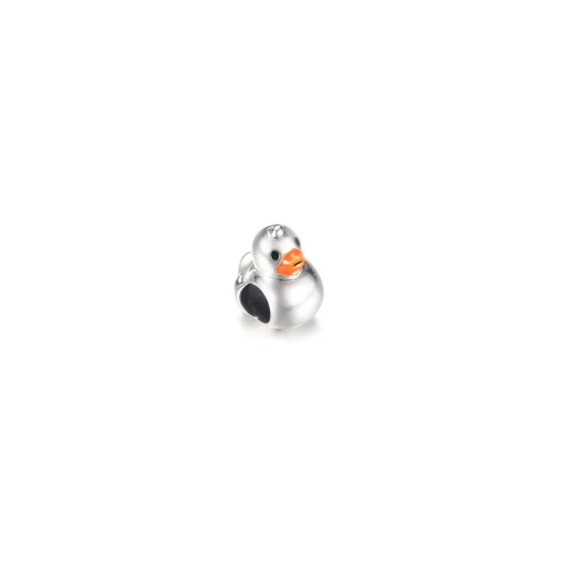(image for) PANDORA Polished Rubber Duck Charm - 799554C01 - View 2