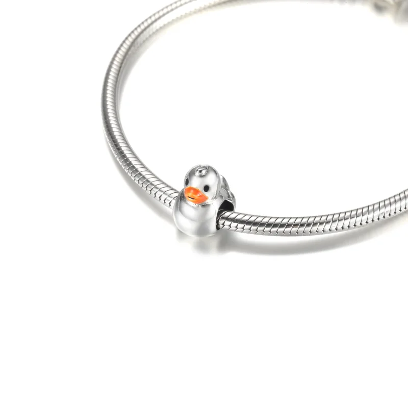 (image for) PANDORA Polished Rubber Duck Charm - 799554C01 - View 5