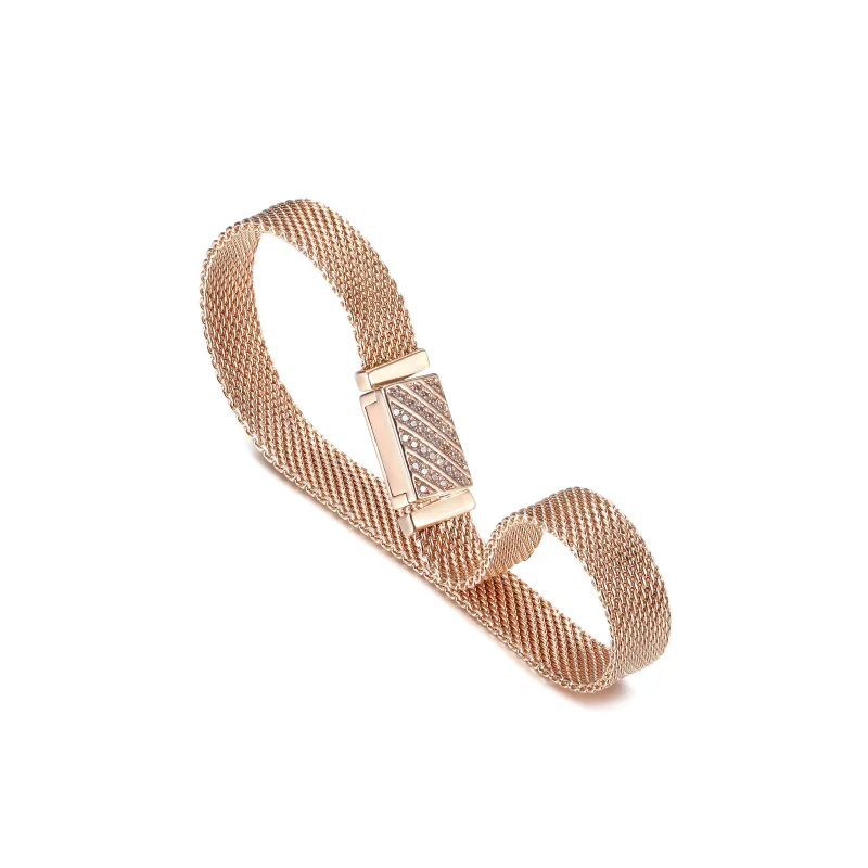 (image for) Pandora Reflexions Long Clasp Pavé Bracelet - 589358C01 - View 6