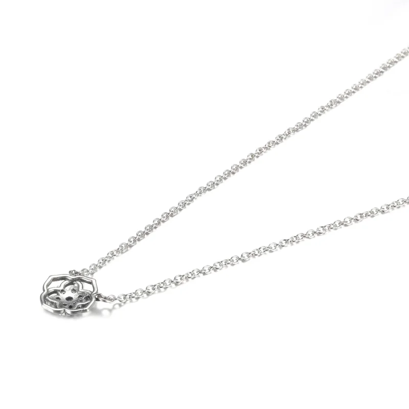 (image for) PANDORA rose petals collier necklace - 399370C01 - View 3