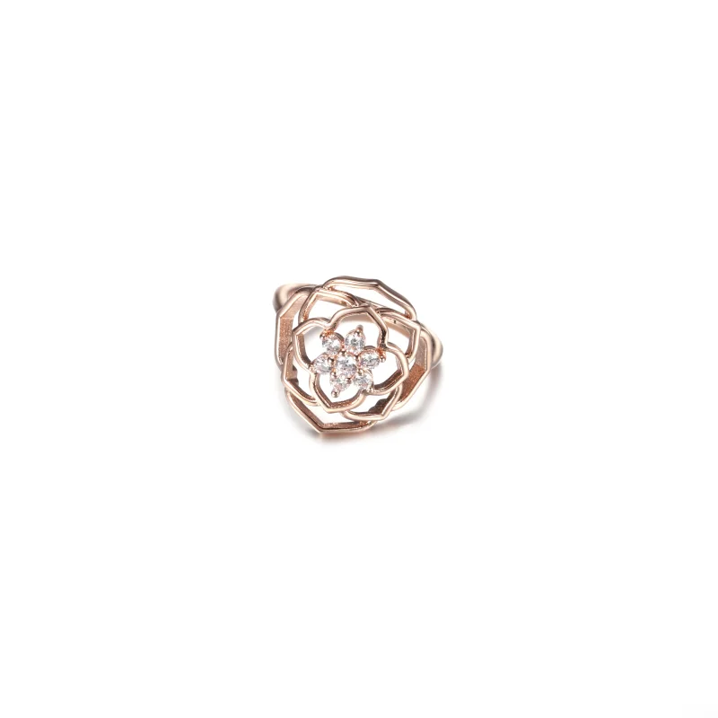 (image for) PANDORA rose petals statement ring - 189412C01 - View 4
