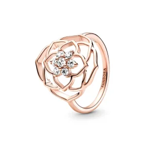 (image for) PANDORA rose petals statement ring - 189412C01