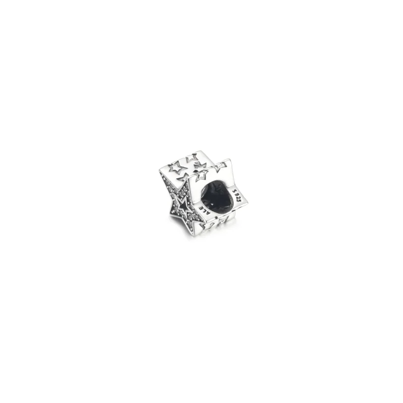(image for) PANDORA Sparkling Asymmetric Star Charm - 790016C01 - View 4