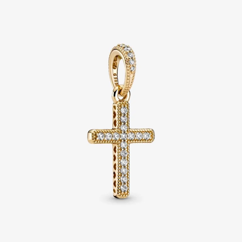 (image for) PANDORA Sparkling Cross Pendant - 359521C01 - Product Image
