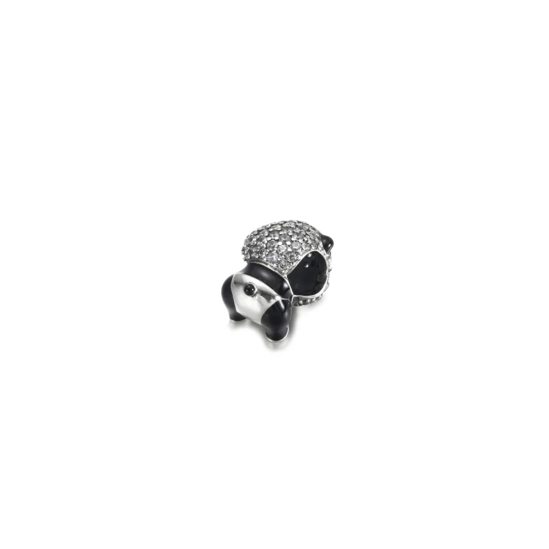 (image for) PANDORA Sparkling Cute Panda Charm - 790771C01 - View 4