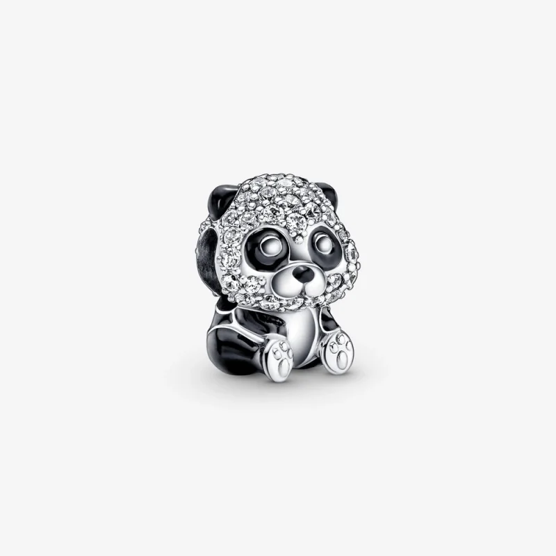 (image for) PANDORA Sparkling Cute Panda Charm - 790771C01 - Product Image