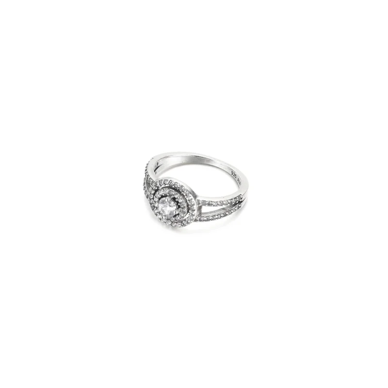 (image for) PANDORA Sparkling Double Halo Ring - 199408C01 - View 2