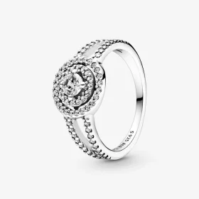 PANDORA Sparkling Double Halo Ring - 199408C01