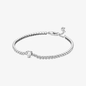 (image for) PANDORA Sparkling Heart Tennis Bracelet - 590041C01