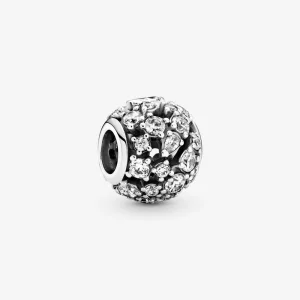 (image for) PANDORA Sparkling Round Openwork Charm - 799225C01