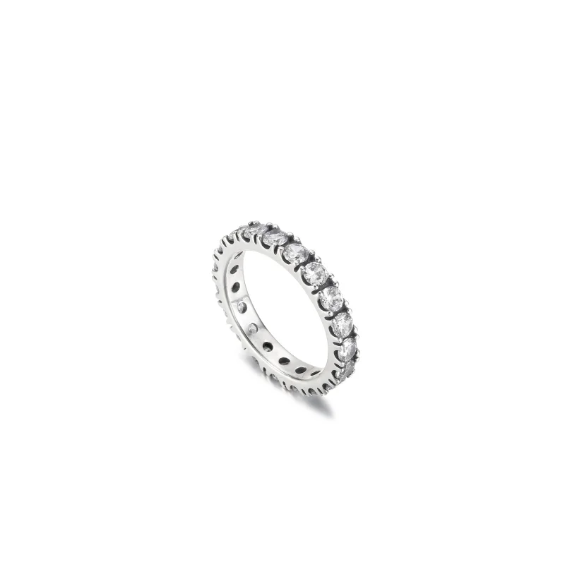 (image for) PANDORA Sparkling Row Eternity Ring - 190050C01 - View 5
