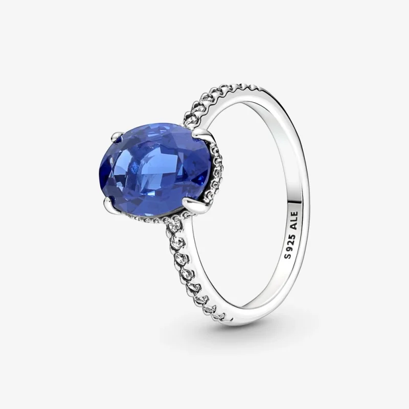 (image for) PANDORA Sparkling Statement Halo Ring - 190056C01 - Product Image