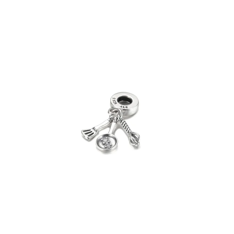 (image for) PANDORA Spatula, Frying Pan & Whisk Dangle Charm - 799531C01 - View 4