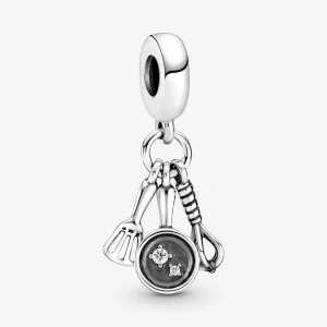 (image for) PANDORA Spatula, Frying Pan & Whisk Dangle Charm - 799531C01