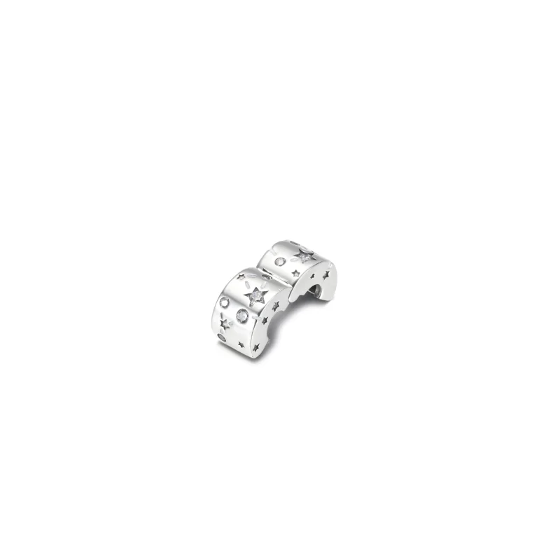 (image for) PANDORA Stars & Galaxy Clip Charm - 790010C01 - View 3