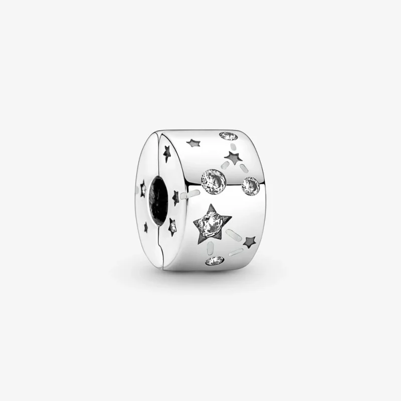 (image for) PANDORA Stars & Galaxy Clip Charm - 790010C01 - Product Image