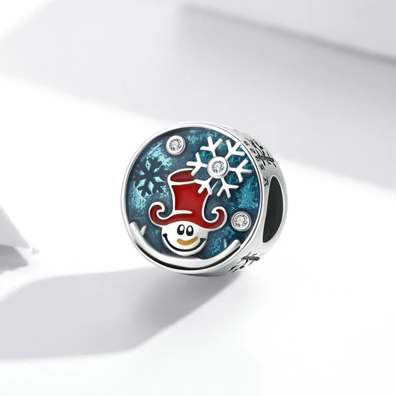 (image for) Pandora Style Silver Christmas clown Charm - SCC2038 - View 2