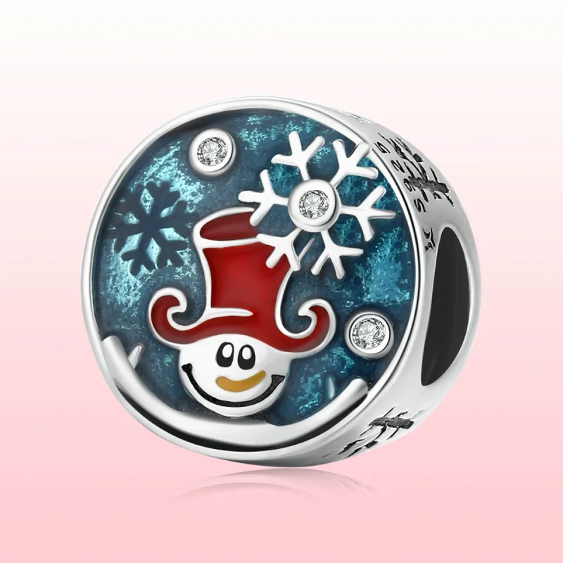 (image for) Pandora Style Silver Christmas clown Charm - SCC2038 - View 6