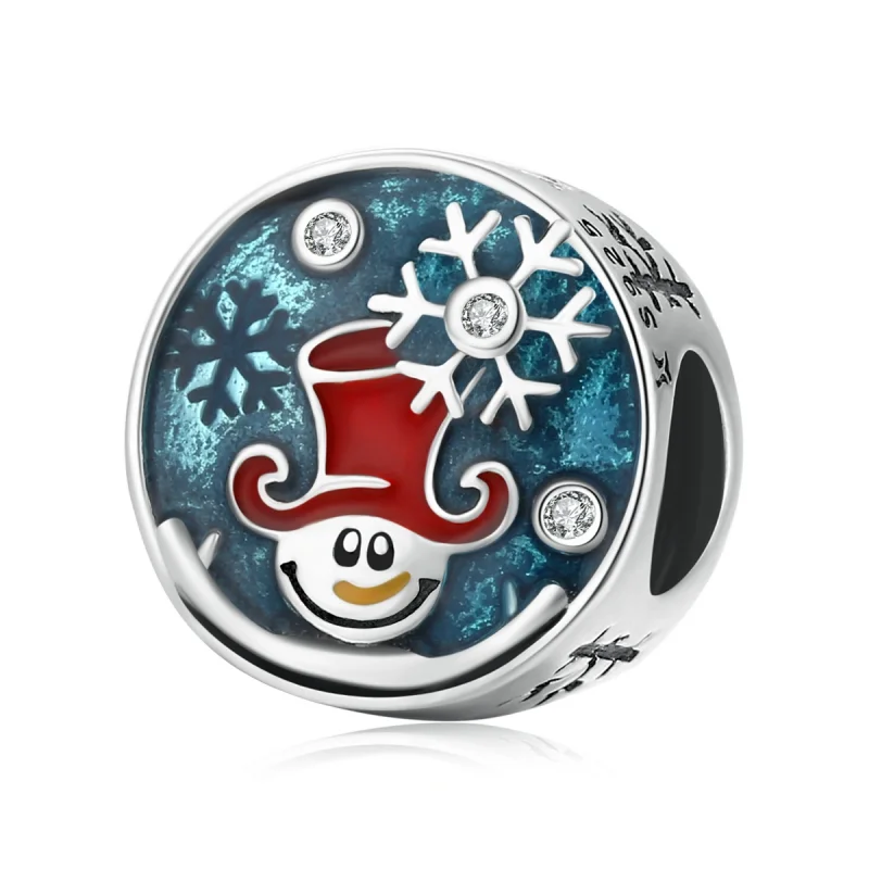 (image for) Pandora Style Silver Christmas clown Charm - SCC2038 - Product Image