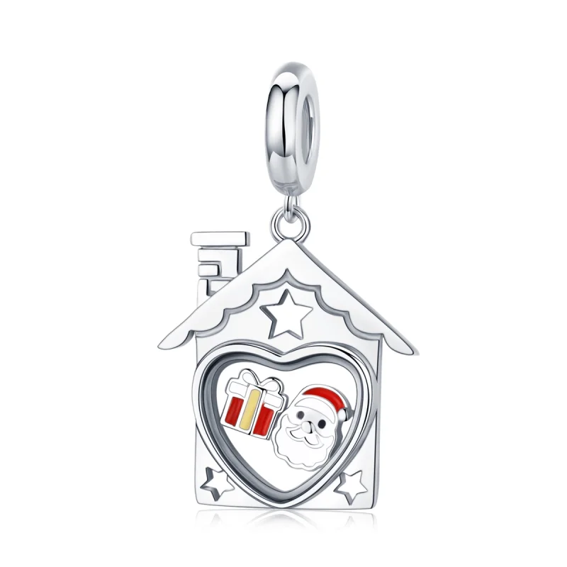 (image for) Pandora Style Silver Santa Claus Dangle - SCC1357 - Product Image
