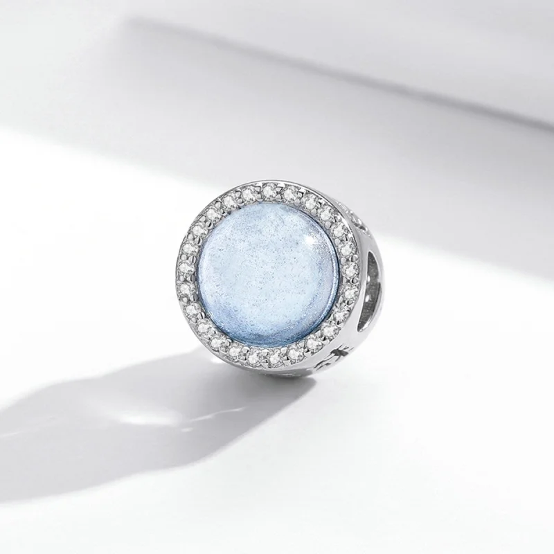 (image for) Pandora Style Silver Snow on Christmas Eve Charm - SCC2040 - View 2