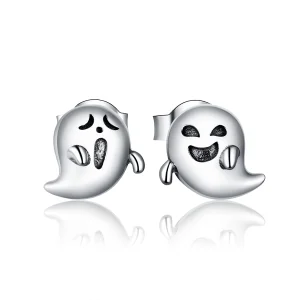 (image for) Pandora Style Silver The ghost of the little devil Stud Earrings - BSE421