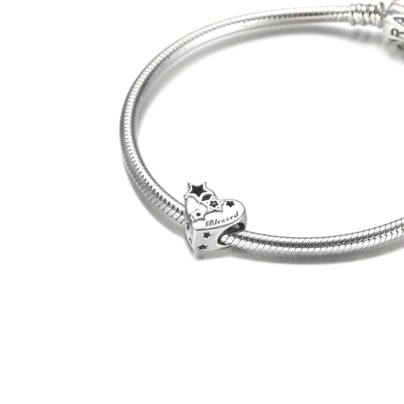(image for) PANDORA Thankful Heart & Stars Charm - 799527C01 - View 5