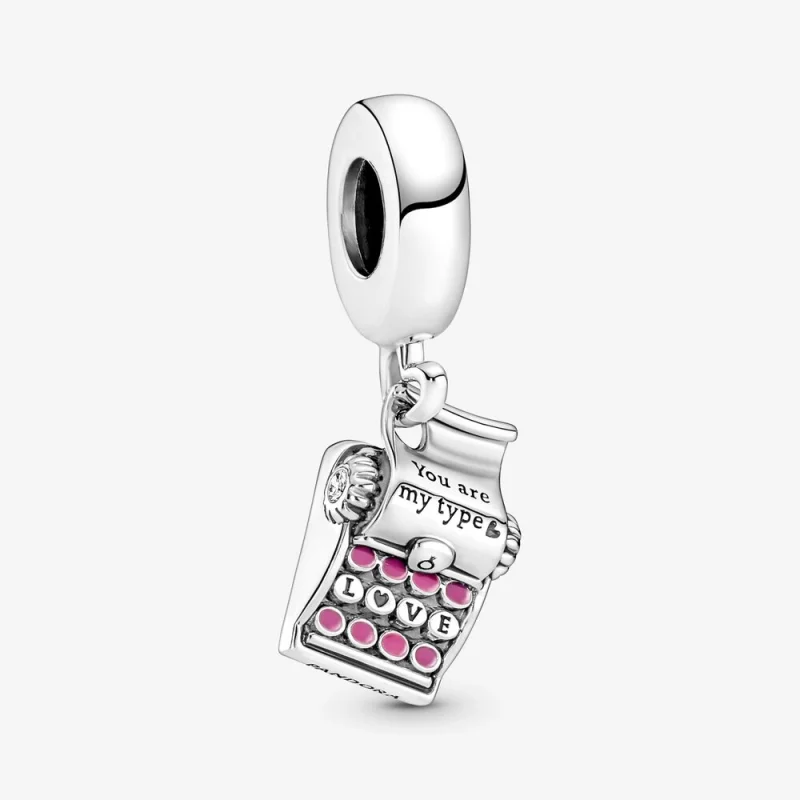 (image for) PANDORA Typewriter Dangle Charm - 790069C01 - Product Image