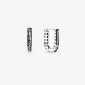 (image for) PANDORA U-shaped Hoop Earrings - 299488C01