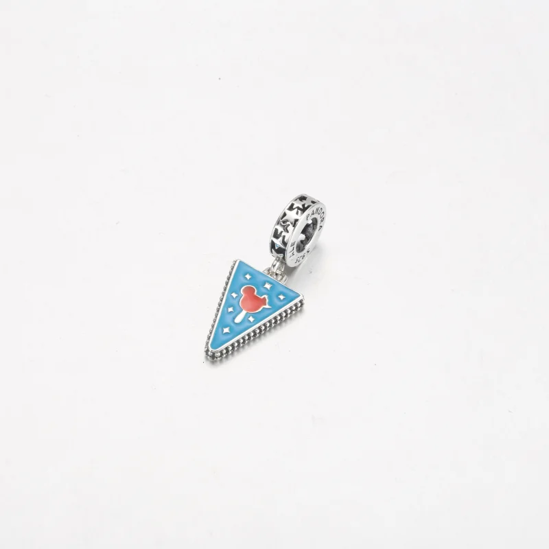 (image for) Disney Parks Pandora 2023 Mickey Mouse Pennant Ice Cream Bar Dangle Charm NIB - - View 3
