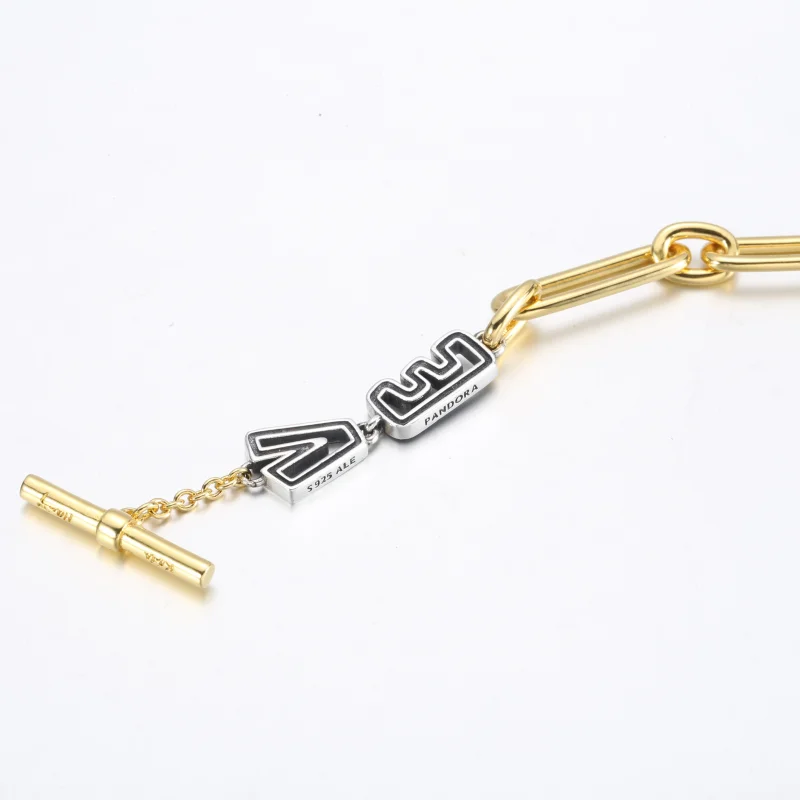 (image for) Keith Haring x Pandora Two-tone Love Links Bracelet - 562223C01 - View 3