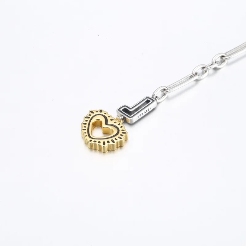 (image for) Keith Haring x Pandora Two-tone Love Links Bracelet - 562223C01 - View 4