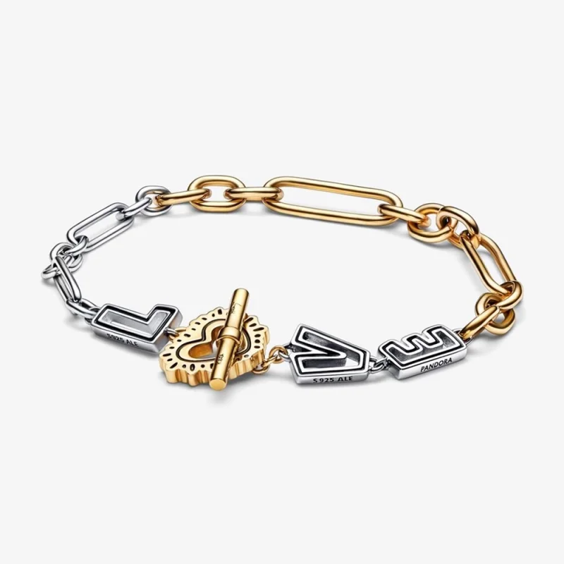 (image for) Keith Haring x Pandora Two-tone Love Links Bracelet - 562223C01 - Product Image