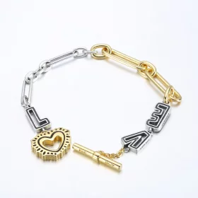 Keith Haring x Pandora Two-tone Love Links Bracelet - 562223C01 Keith Haring x Pandora Two-tone Love Links Bracelet - 562223C01