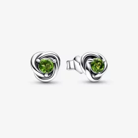 PANDORA August Birthstone Eternity Circle Stud Earrings - 292334C03 PANDORA August Birthstone Eternity Circle Stud Earrings - 292334C03
