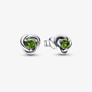 (image for) PANDORA August Birthstone Eternity Circle Stud Earrings - 292334C03