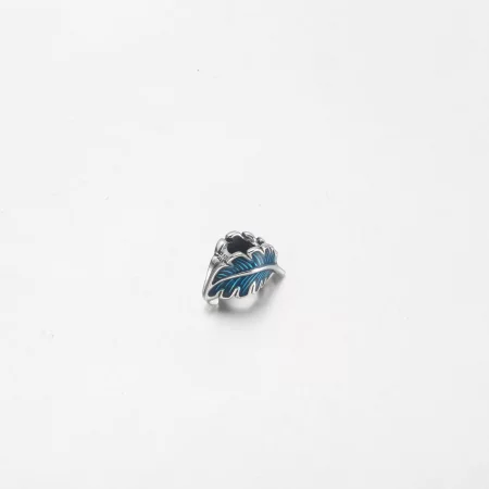 PANDORA Blue Curved Feather Charm - 792576C01