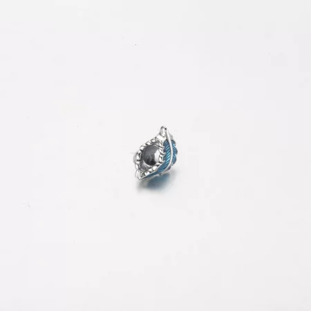 PANDORA Blue Curved Feather Charm - 792576C01