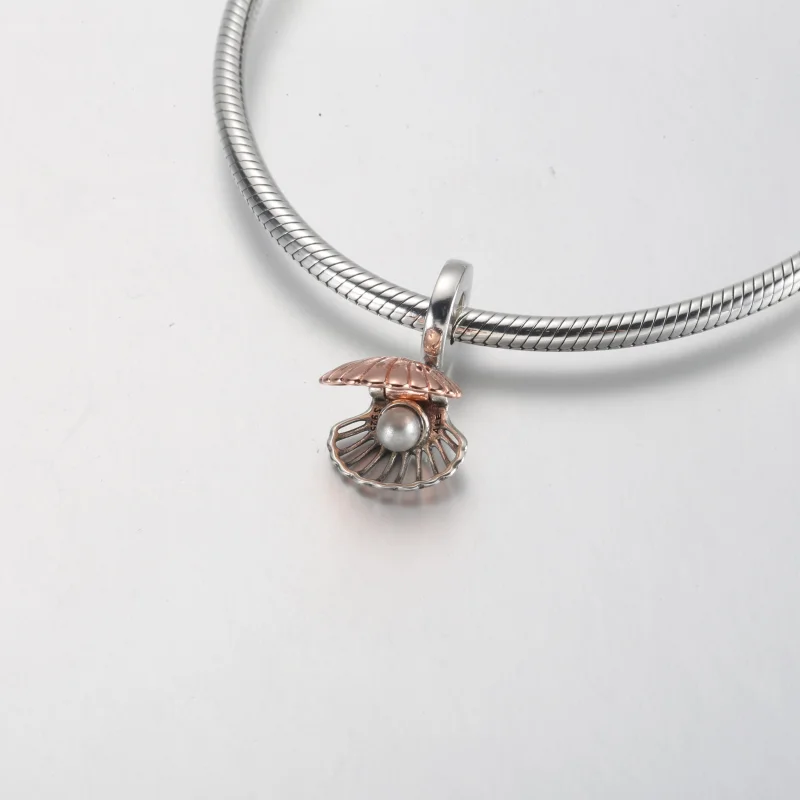 (image for) Pandora Club 2023 Sea Shell & Treated Freshwater Cultured Pearl Dangle Charm - 7 - View 12