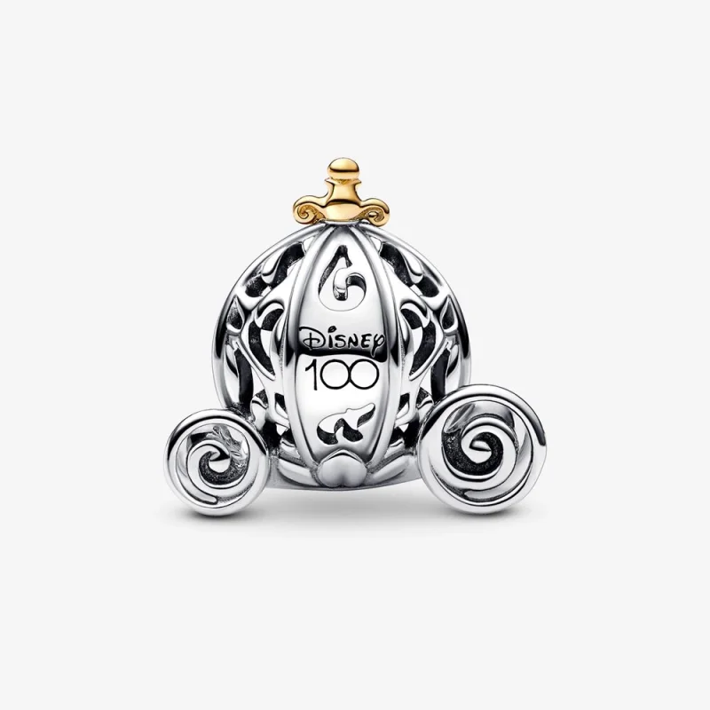 (image for) PANDORA Disney 100th Anniversary Cinderella's Enchanted Carriage Charm - 792553C - View 4