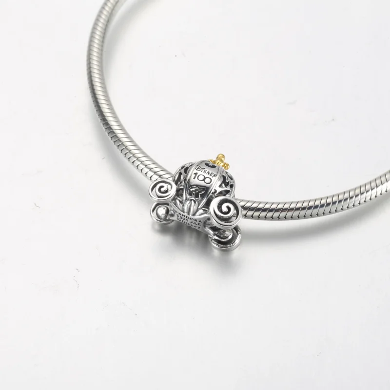 (image for) PANDORA Disney 100th Anniversary Cinderella's Enchanted Carriage Charm - 792553C - View 8