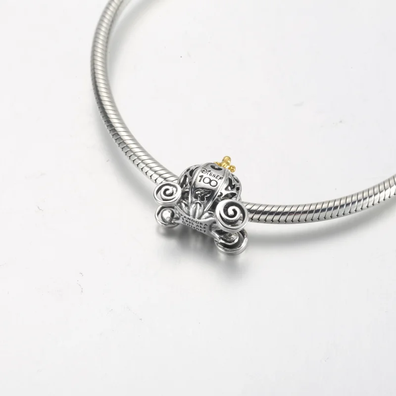 (image for) PANDORA Disney 100th Anniversary Cinderella's Enchanted Carriage Charm - 792553C - View 12