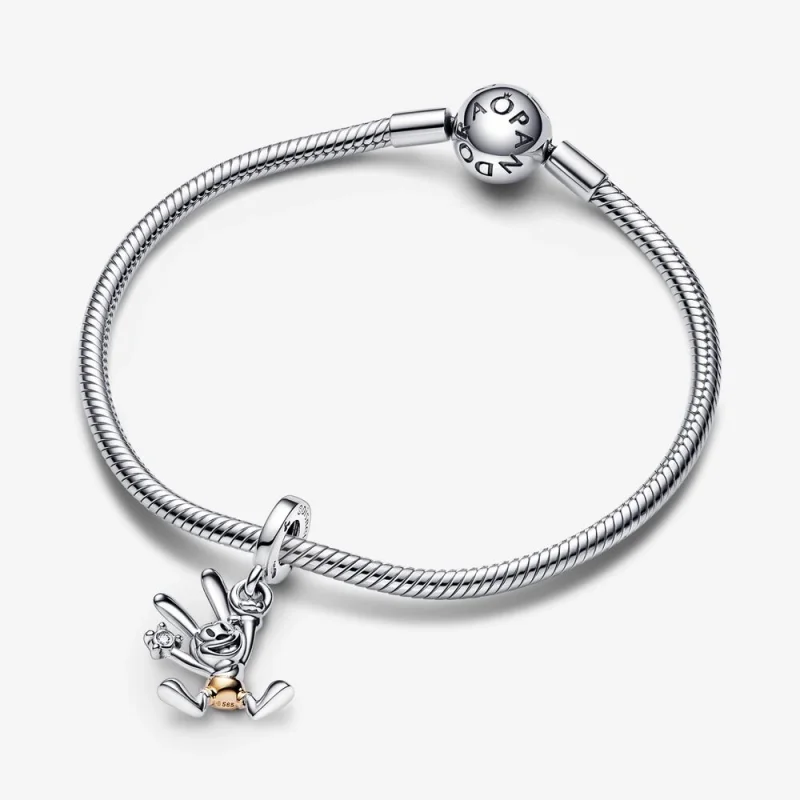 (image for) PANDORA Disney 100th Anniversary Oswald Dangle Charm - 792519C01 - View 4