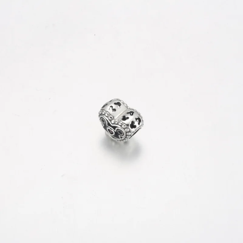 (image for) PANDORA Disney Parks Mickey Mouse Ear Hat & Castle Charm - 792276C01 - View 8