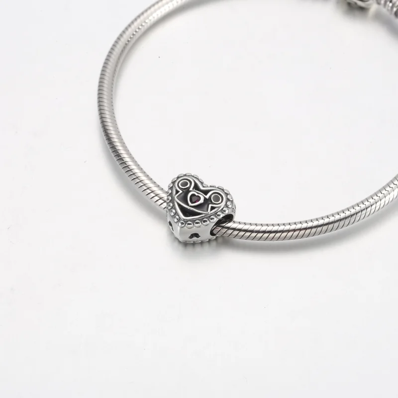 (image for) PANDORA Disney Parks Mickey Mouse Ear Hat & Castle Charm - 792276C01 - View 10