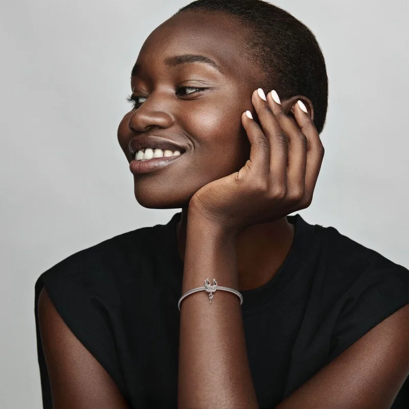 (image for) PANDORA Disney Tinker Bell & Captain Hook's Pirate Ship Charm - 792521C00 - View 2